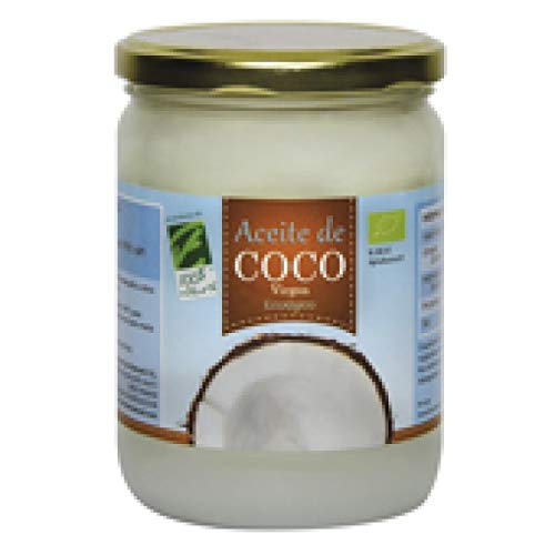 100% Natural Aceite Coco Virgen Ecológico Primera Presión En Frío. 500 mililitros