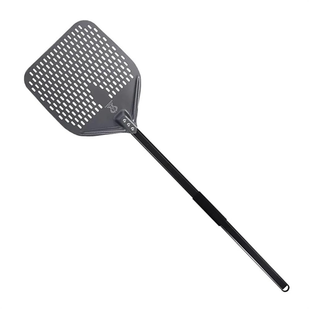 Pala Per Pizza Pala for pizza rettangolare con rivestimento duro in alluminio da 44/46 pollici, perforata, lunga, pala for, rimovibile, strumento for(14 inch 9 inch Long)