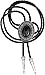 Vintage Style Alloy Fashion Bolo Tie Bow Tie for Mens (Black Onyx)