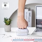 Moë & Mirakime Kompaktowa torba na kable, filcowa torba ochronna na kable, ładowarkę, słuchawki, karty SD i USB, odporna na wstrząsy torba podróżna, 91 x 50 x 37 mm