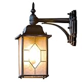 A 1 luce · Sospeso Konstsmide 724-759 Milano Lampada da Parete BxPxH 16x29x38 cm, IP43, 1 x 75 W, Colore Nero/Argento