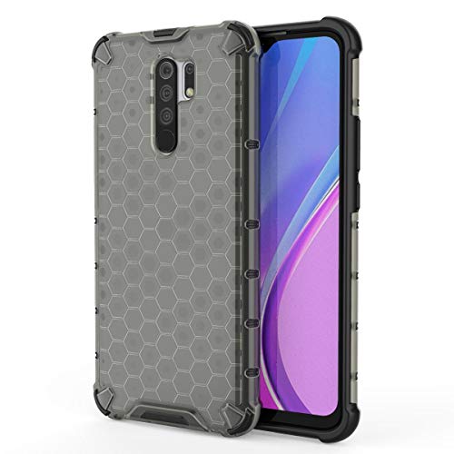 Image of Glasgow | for Poco M2 Honeycomb Pattern Back Case Cover for Poco M2 - Black