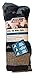 Dickies 2-Pair Men's Steel Toe Wool Crew Performance Thermal Socks 6-12 - Grey Camo Assortment