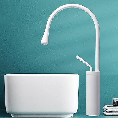 Grifo de baño alto vigoroso monomando con rotación completa y control de agua fría y caliente
