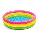 Intex Sunset Glow 45' x 10' Soft Inflatable Colorful Kiddie 3+ Swimming Pool