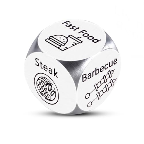 XPENMULBOJA Mothers Day Wife Gift ideas - Food Dice Couples Gifts for Boyfriend Girlfriend, Funny Date Night Gifts for Valentine