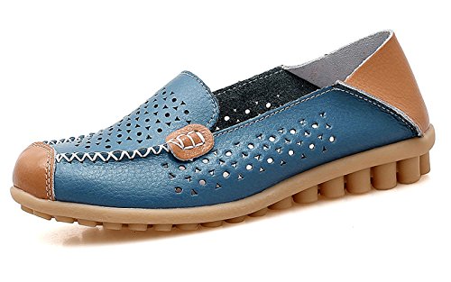 Image of VenusCelia Women's Floral Comfort Walking Flat Loafer