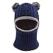 XIAOHAWANG Fille Garçon Bonnet Écharpe Ensamble Chaud Bébé Enfant Hiver Chapeaux Pompon Tricoté Chapeau 1 à 10 Ans(Marine, S)