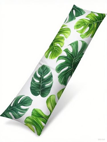 Taies d'oreillers double face impression velour vert sauge de 180 cm - 3
