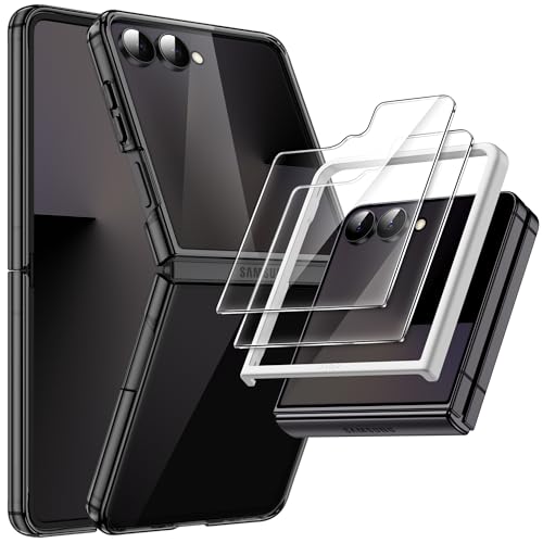 JETech 3 in 1 Case for Samsung Galaxy Z Flip 7, Black