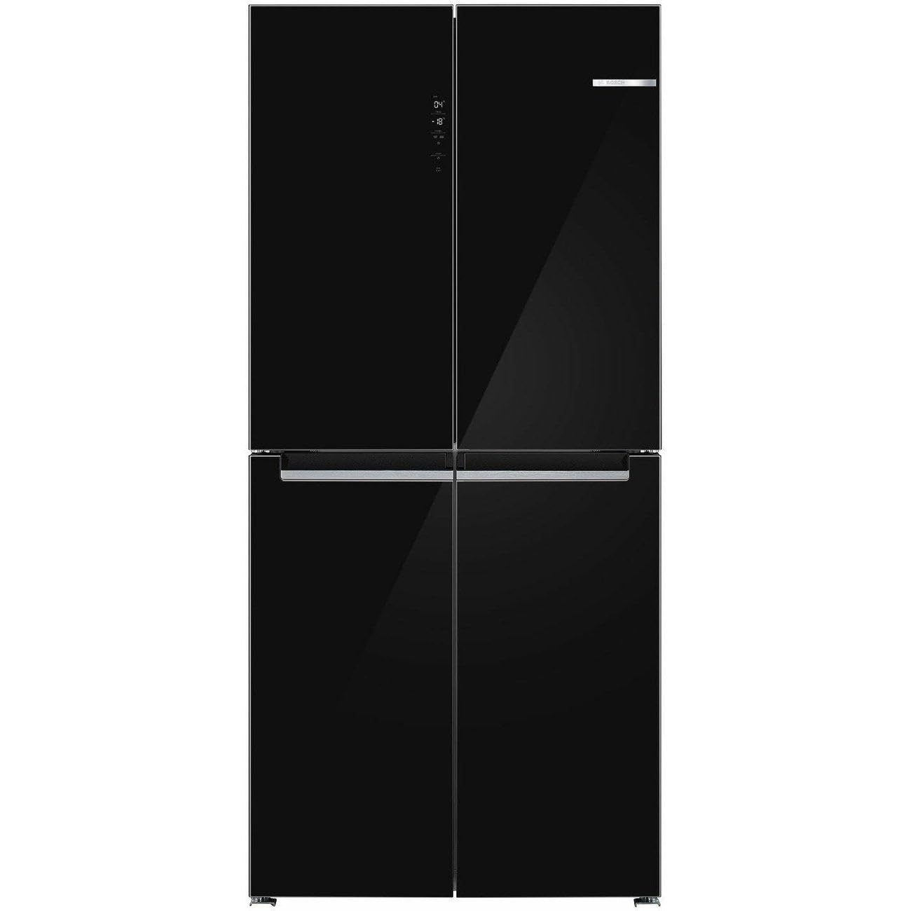 BOSCH Frigorí­fico americano KMC85LBEA Clase E 1,89mX85.5cm No Frost Negro