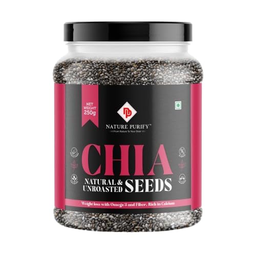Image of Nature Purify Healthy Seeds Combo- Pumpkin, Sunflower, Chia and Flax Seeds (250g Each) | Rich in Omega 3, Fiber, Raw Seeds for Weight Management, Immunity Booster, Healthy Heart (Pack of 4)