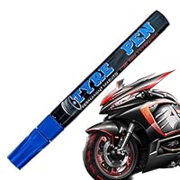 Poludatly Car Tire Letter Pen - Permanent Weatherproof Erasable Tyre Drawing Marker,Car Wheels Tires Lettering Pen - for Vehicle Motorcycle Bicycles Metal Glass