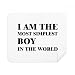 I Am The Simplest Boy Cleaning Cloth Screen Cleaner 2pcs Suede Fabric