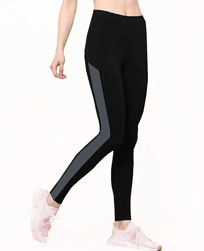 OEAK KGN High Waist Gym Pants for Women Workout – Squat-Proof, Stretchable Yoga Jeggings Pants | Comfortable Sports Leggings for Workout - Active wear for Women Gym (KGN HUB Leggings - L) Coffee 1