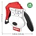 Brickcraft Peanuts Snoopy Christmas Brick Building Set, 145 Pieces | DIY Holiday Winter Block Kit with Display Stand | Festive Décor Collectible & Gift for Kids & Adults, Ages 8+