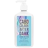 Brown Sugar Cabo Colada After Dark Gradual Tan Lotion & Tattoo Enhancer, Cloudberry with DHA Carrot Oil & Tigergrass, 18 Fl Oz
