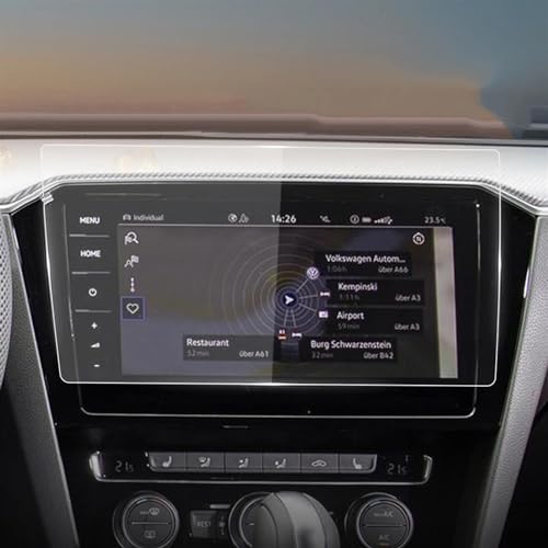 Verre trempé pour Passat 2023 : film de protection d'écran navigation bleu anti-rayures