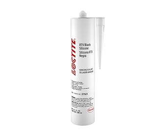LOCTITE Automotive RTV Black Silicone Adhesive High-Temp, Indoor & Outdoor Sealant, Waterproof, Flexible, Protects Wiring - 300 ml, 1 Pack