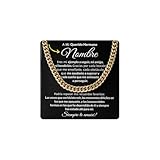 Regalos Para Hermano Personalizadas, Para El Amor De Mi Vida Cadena, Gifts For Brother Christmas, Christmas Presents For Brother, Cadenas De Plata 925 Para Hombre, Cadena Cubana Para Hombre