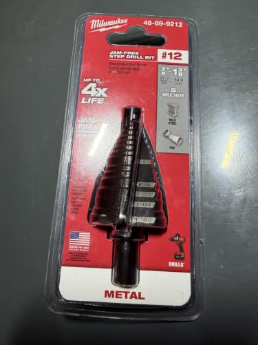 Milwaukee 48-89-9212 Step Bit #12 7/8" - 1-3/8" - image 1