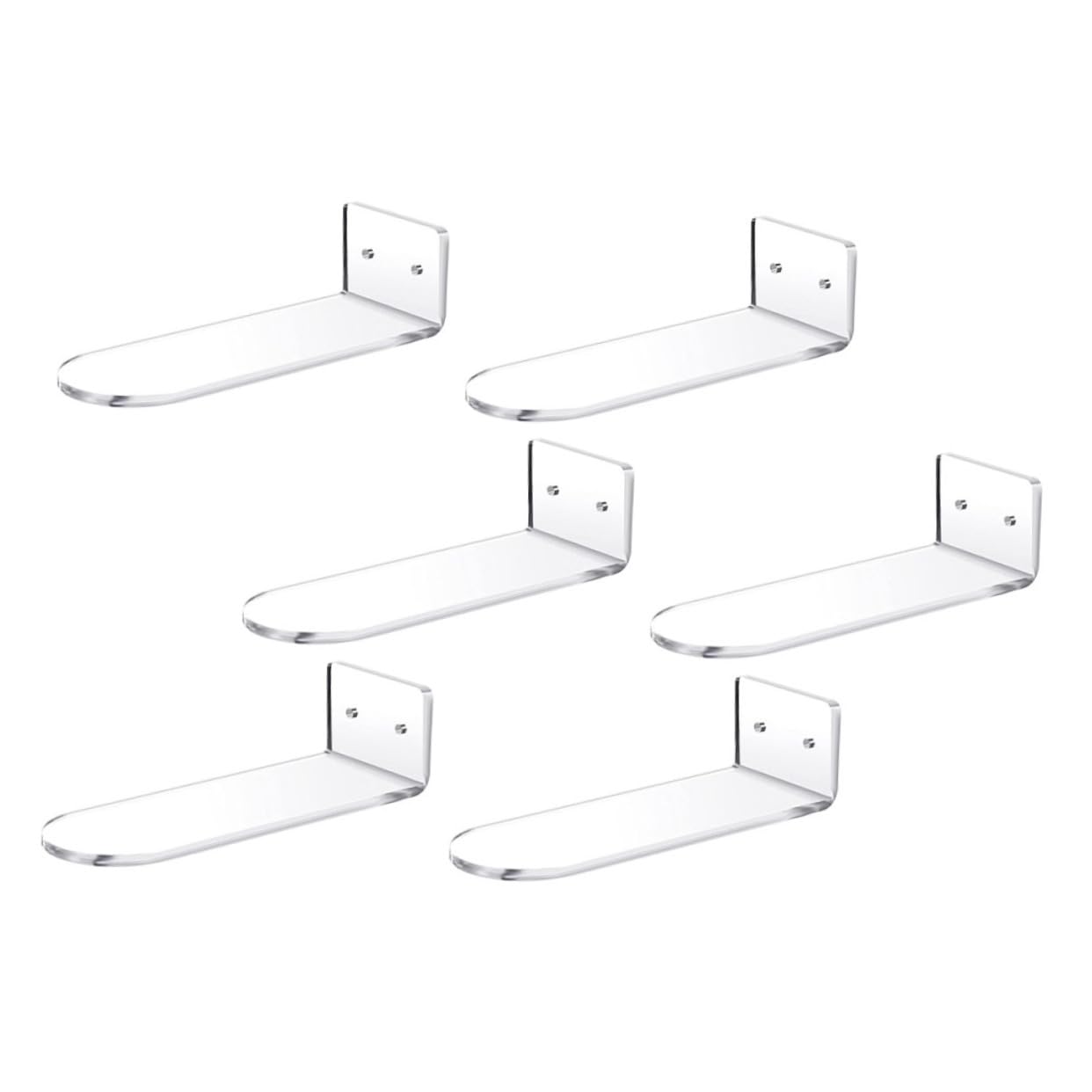 STOBAZA Display Shoe -Mounted Shoes Shelf Floating Design Acrylic Material for Stores