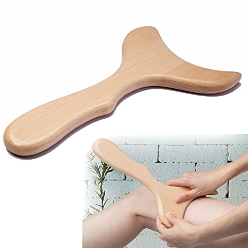 Usmack Wooden Lymphatic Drainage Tool Gua Sha Scraping Tools Wood Therapy Massager Body Sculpting Tool For Maderotherapy, Anti-Cellulite& Muscle Release #TOP29