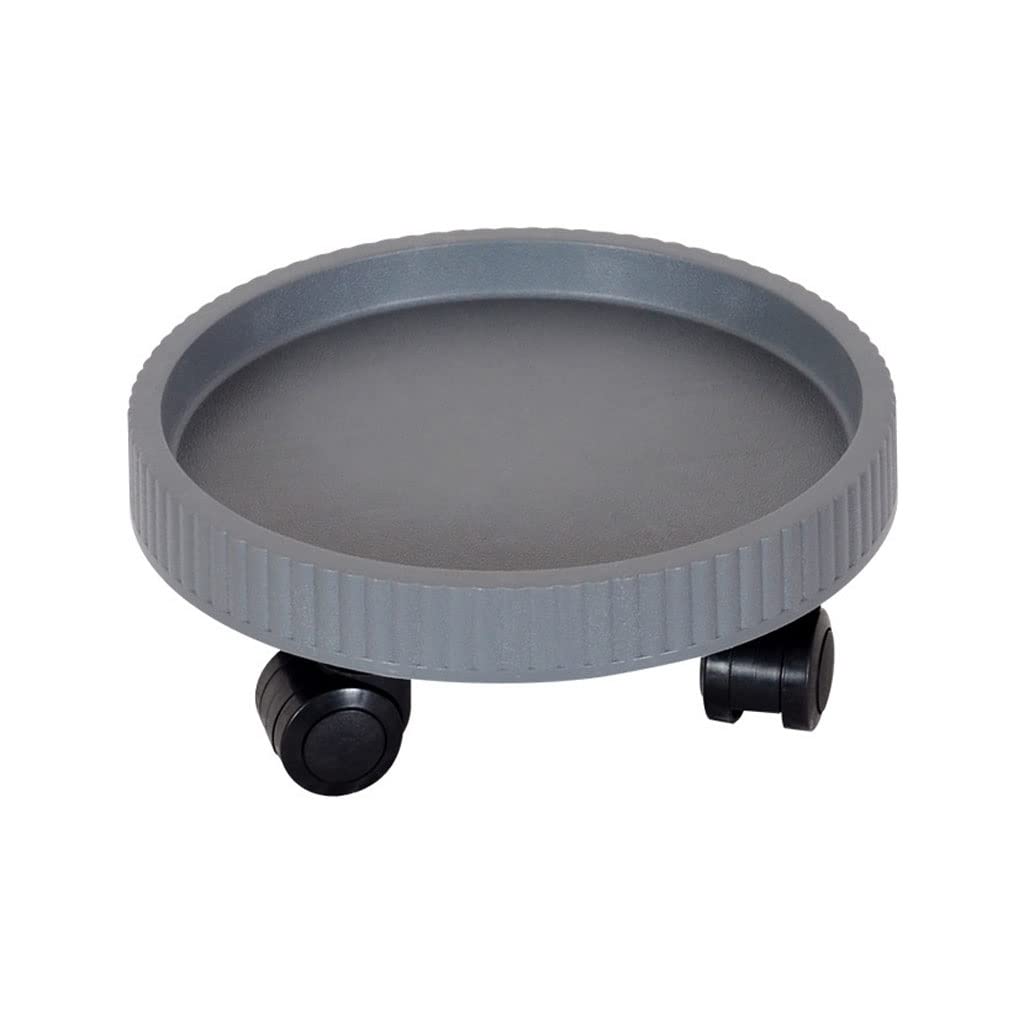 HPTHLY Bonsai Pedestal Vase Pedestal Stands Plant Caddy Flower Pot Tray Removable Flower Pot Base Roller Flower Pot Mat Household Plant Water Tray Plant Stands Outdoor,Grey-32Cm (Grey 32Cm)
