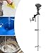 50 Gal Pneumatic Mixer 1/2 HP Electric Mixing Equipment 2000 RPM Electric Pneumatic Paint Mixer Heavy Duty Industrial Painting Ink Mixer 3.27ft 304 Stainless Steel Mixing Device