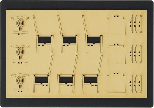 Chairs Set Assembly kit SA-008 Kobaani Model Studio 1/32 1/35