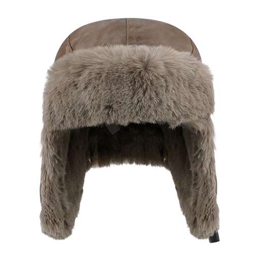 Bonnet d'hiver bomber étanche avec cache-oreilles thermiques pour la chasse