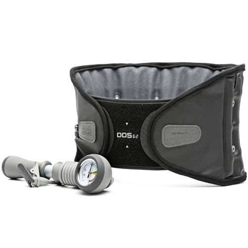 DDS, Inc. G2 Lumbar Decompression Belt, Pneumatic Air Decompression Back Brace for Men and Women, Lower Back Stability for Work, Home, Driving, Lifting, and Daily Wear for All Activity –Large