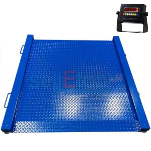 SellEton SL-917 NTEP Certified Industrial Portable Drum Scale and LED Indicator, Size (48" x 48") with Overall Size (56" x 56") | 1000 lb x 0.2 lb