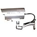 2 Pack - USAHITEC JYtrend (TM) Outdoor Dummy Fake Security Camera with Inflared LEDs Blinking Light, Silver