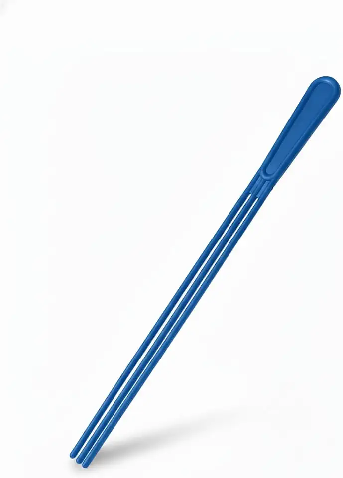 Zaidan’s Baqueta Tripla para Tamborim 3 Hastes – Nylon resistente, 37 cm, 25 g – Para samba, ensaios e shows Percussão – Cores: vermelho, azul, preto, verde (Azul)