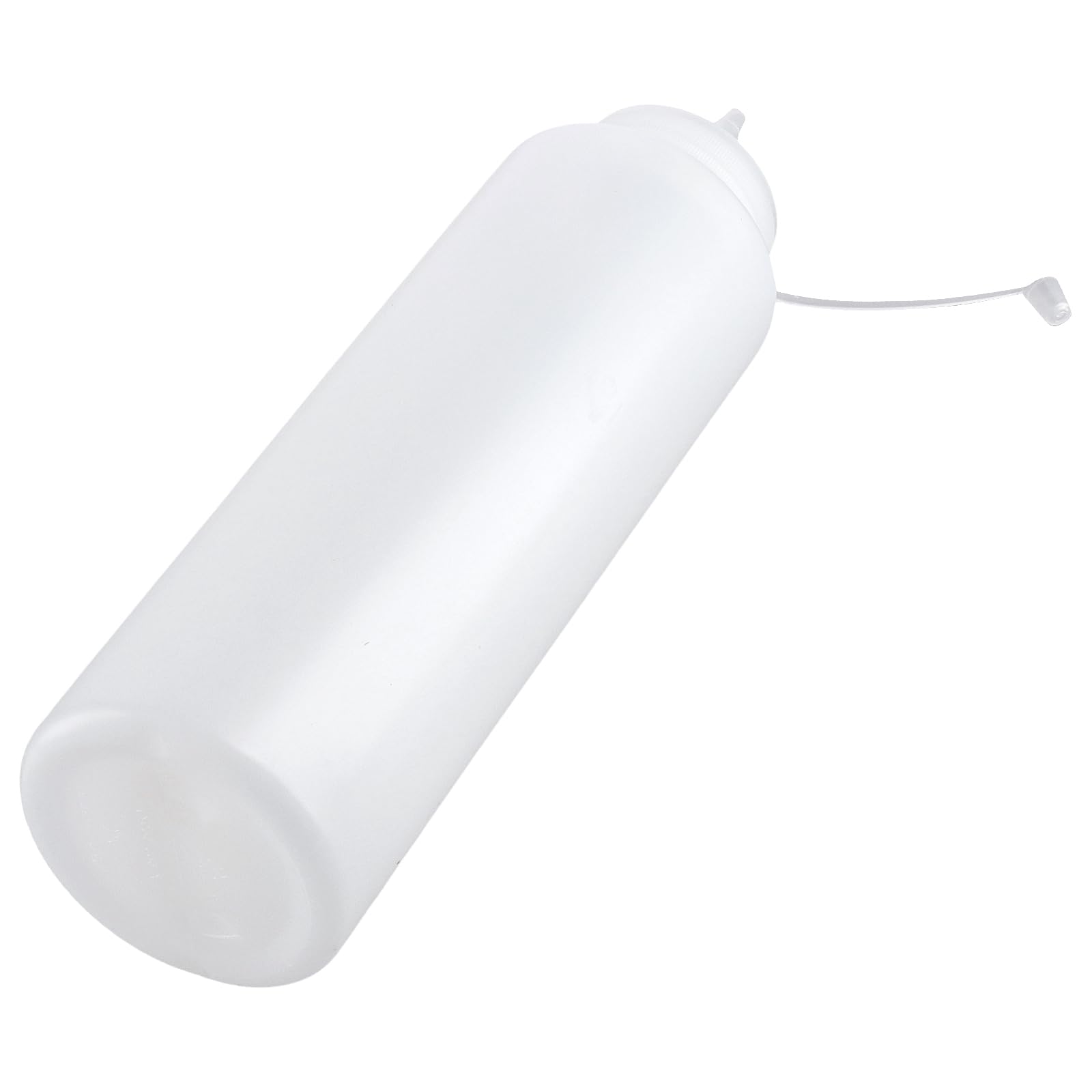 MOUYAT 8 botellas de salsa de 32 onzas/1000 ml, botellas de plástico con boquillas, dispensadores de condimentos recargables para ketchup, ensalada