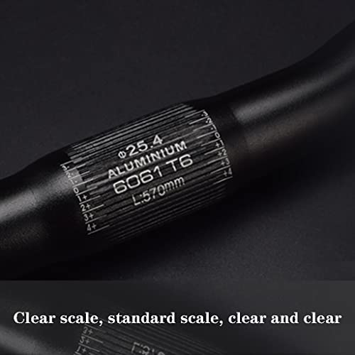 Qfwrybhd Mtb Handlebar Trekking Touring Bike Bicycle Aluminum Alloy Butterfly Handlebar Drop Bar Bent Handlebar 570 Mm For Fixie Gear Road Bicycles (Color : Black A, Size : 25.4 * 570Mm) #TOP5