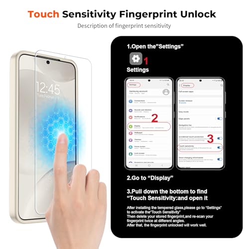 Image of SUPFINE Magnetic for Samsung Galaxy S24 Plus Case / S25 Plus Case with Screen Protector, (Built-in Magnets) (Military Grade Drop Protection) Slim Translucent Shockproof Phone Case,Stone