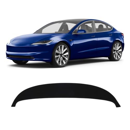 KUST Black Dash Cover for 2024-2026 Tesla Model 3 Highland / 2025-2026 Tesla Model Y Juniper Dashboard Cover Accessories for Model 3 Highland/Model Y Juniper Non-Slip Polyester