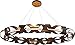 Eurofase 30079-014 43.75" Diameter Banderia Draped Ribbons LED Ring Chandelier, Large, Bronze Finish