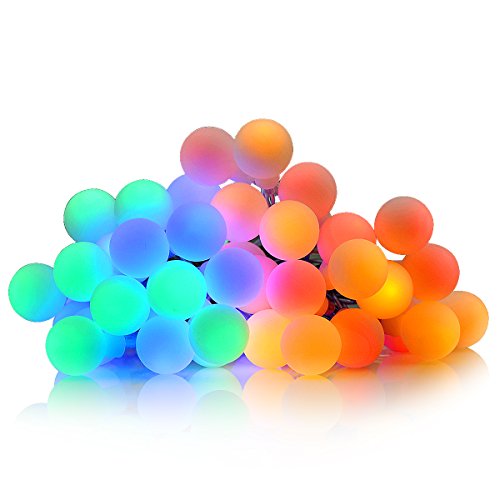 (Multi-color) - Globe String Light, Dailyart multi-color 40 LED Starry Light Fairy Light para jardim