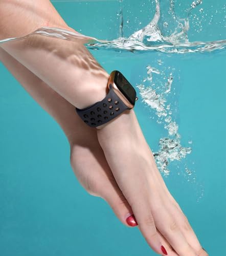 Sports Straps for Apple Watch Strap 45mm 44mm 42mm 46mm 40mm 41mm 38mm 49mm iWatch Straps,Nike Silicone Band for Apple Watch Series 9 Strap 10 8 7 6 5 4 3 SE Ultra 2 Replacement Armband Women/Men/Kids - Image 2