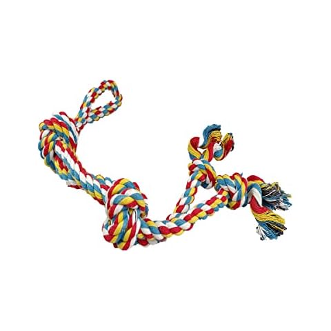 Puppy Toys for Small and Medium Dog Pet Chew Rope for Teeth Cleaning Training Interactive (M) Cover
