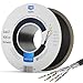 Produktbild HB-DIGITAL 100m CAT 7 Netzwerkkabel Outdoor LAN Kabel Verlegekabel S/FTP AWG23 doppelt geschirmt PiMF reines Kupfer max 10Gbit/s Netzwerk Installation Ethernet Datenkabel für Außenbereich - Schwarz
