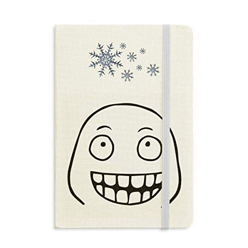 Carnet de notes flocon de neige Silly Smile pour vos soirées d'hiver