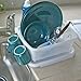 Camco RV Mini Dish Drainer & Tray - Features a Sloped Drain Tray Design, Heavy-Duty Construction, and is Ideal for Small Spaces, Apartments, Boats, and More - White (43511)