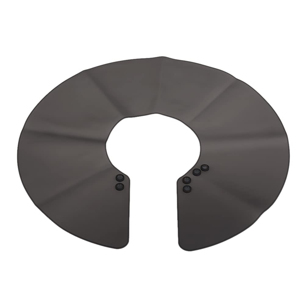 pekdi Haircut Neck Cape Wrap Collar Shield Waterproof Silicone Hair Coloring Cuttin Barber Hairdressing-image-29