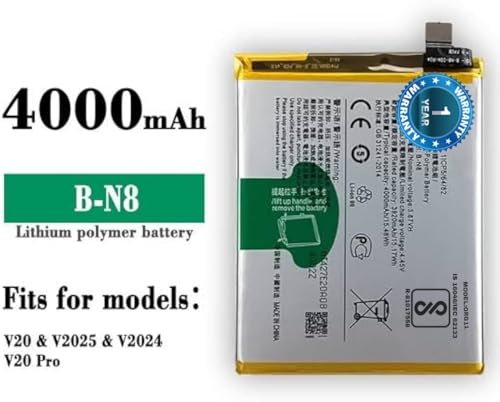 Image of Original B-N8 Battery for VIVO S7, V20 & V20, S7, V20, V20 Pro Battery with 1 Year Warranty ***(B0242)