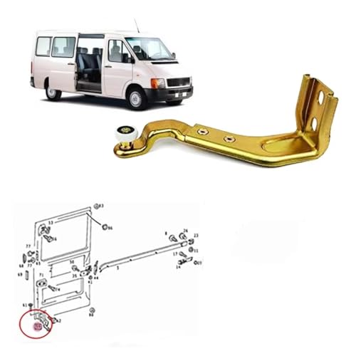 Rodillo puerta corredera derecha compatible con Dodge Sprinter guia brazo inferior 5103588AA 3