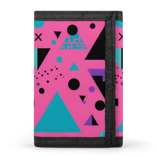 Japanese Vaporwave Trifold Wallets for Men with Credit Card Slot Clutch Purses Fashion Coin Purse